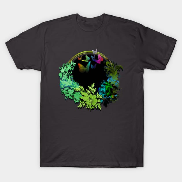 Midnight garden T-Shirt by Sinmara